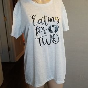 Short sleeve maternity shirt